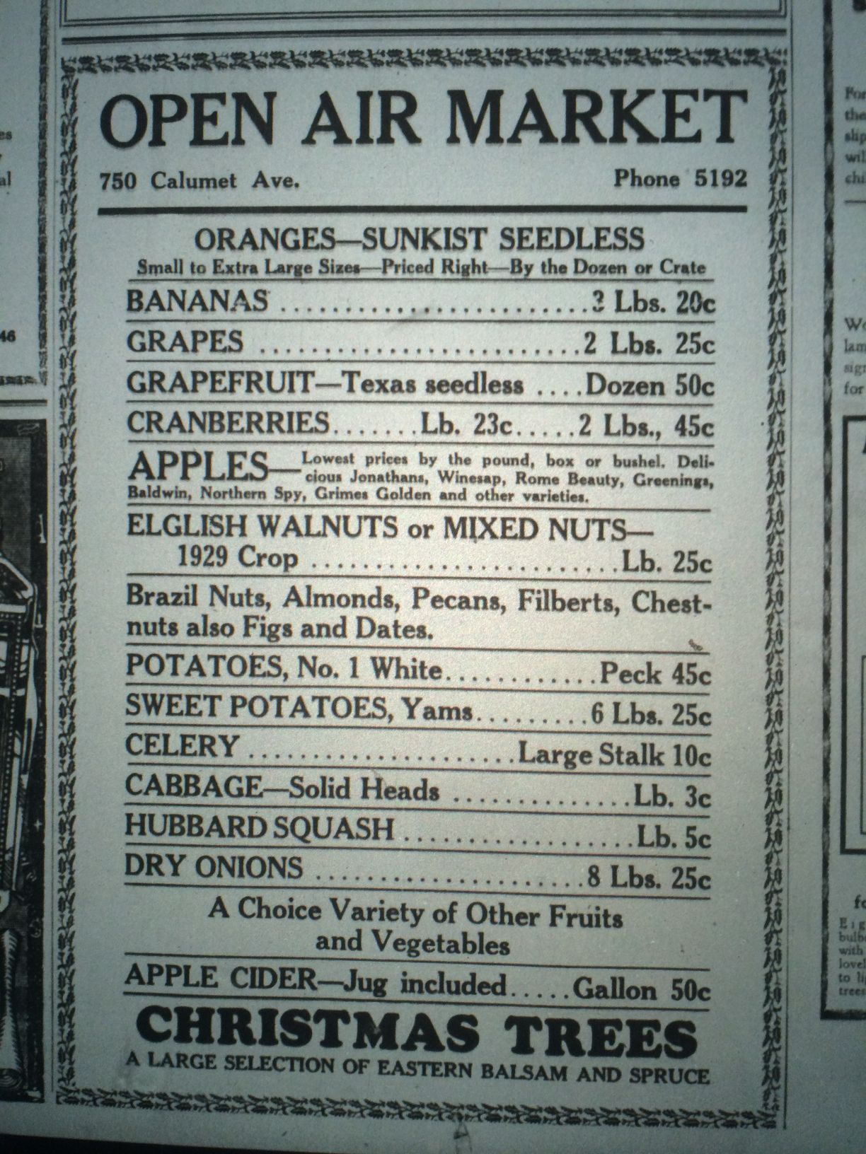 Christmas 1929